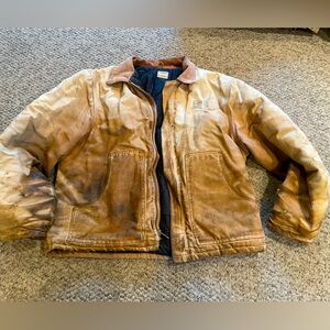 Carhartt Coat Mens XLarge Detroit Arctic Vintage Streetwear Quilted Duck Utility